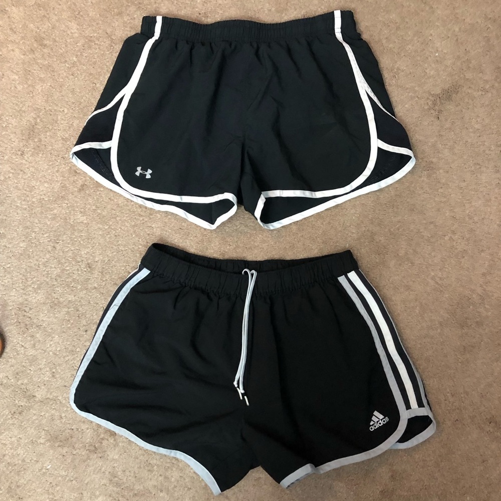 Set of 2 Pairs of Athletic Shorts